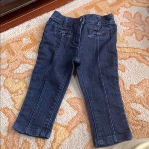 Janie and jack girls size 12-18 jeans.